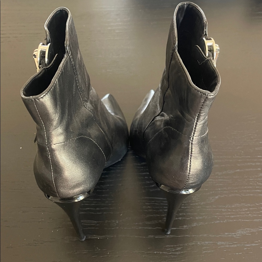 Atwvw Madden Black Ankle Boots Sz 6.5 - Picture 3 of 5